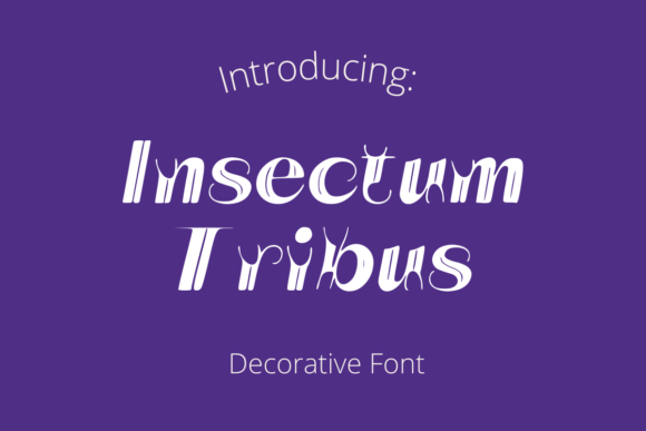 Insectum Tribus Font - Featured Image