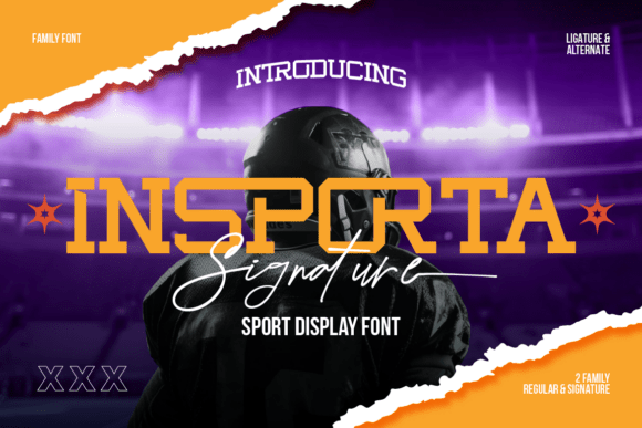 Insporta Signature Font - Featured Image
