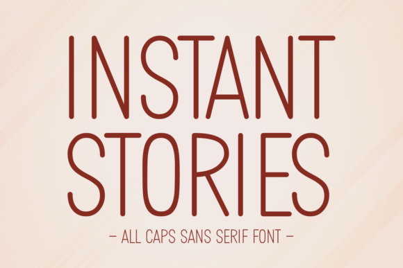 Instant Stories Font - Featured Image