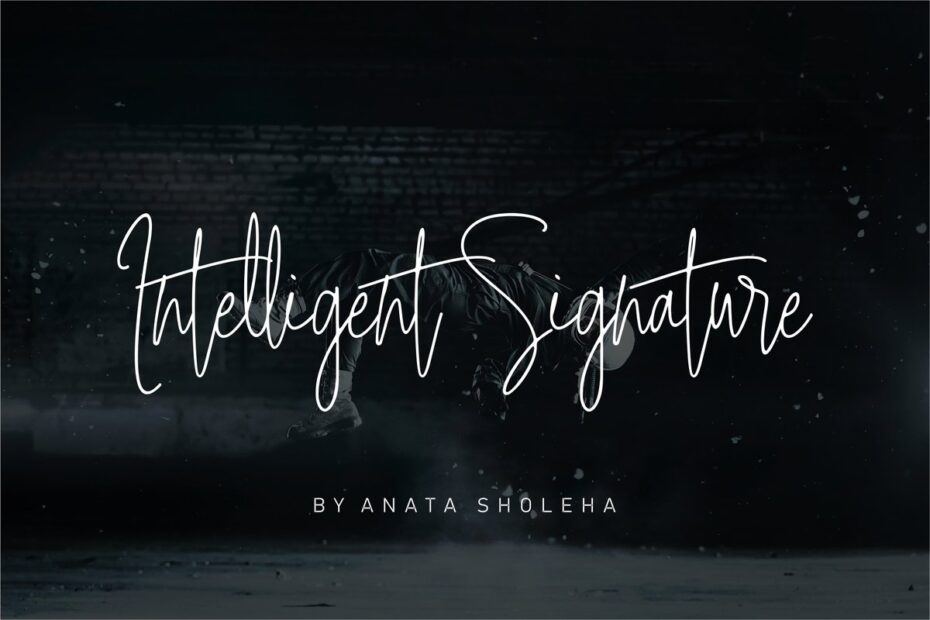 Intelligent Signature Font - Featured Image