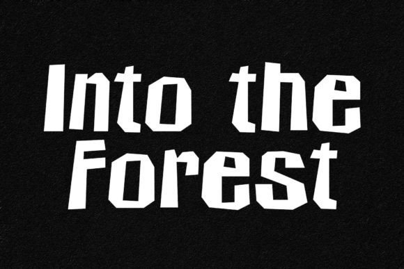 Into the Forest Font - Featured Image