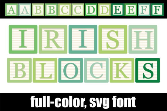 Irish Blocks Font - Featured Image
