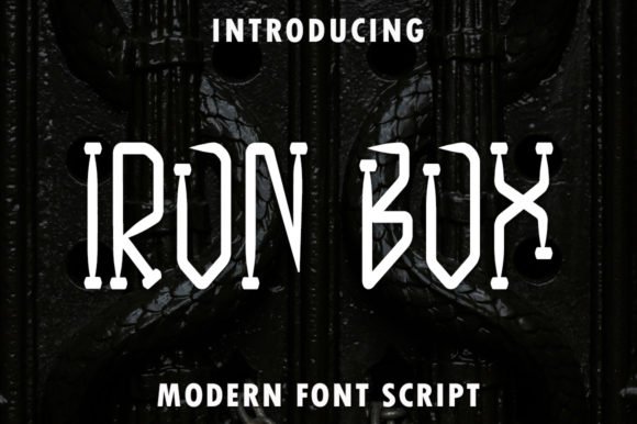 Iron Box Font - Featured Image