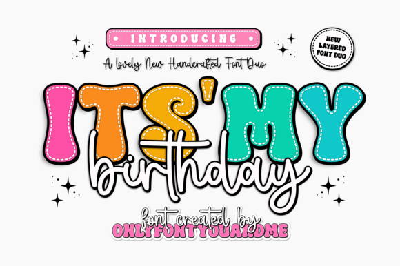 Its My Birthday Font - Featured Image