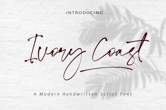 Ivory Coast Font - Featured Image