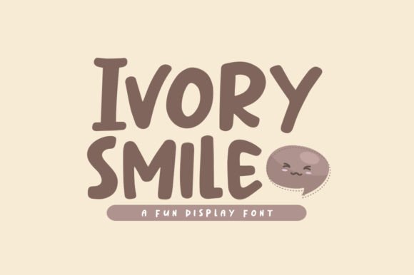 Ivory Smile Font - Featured Image