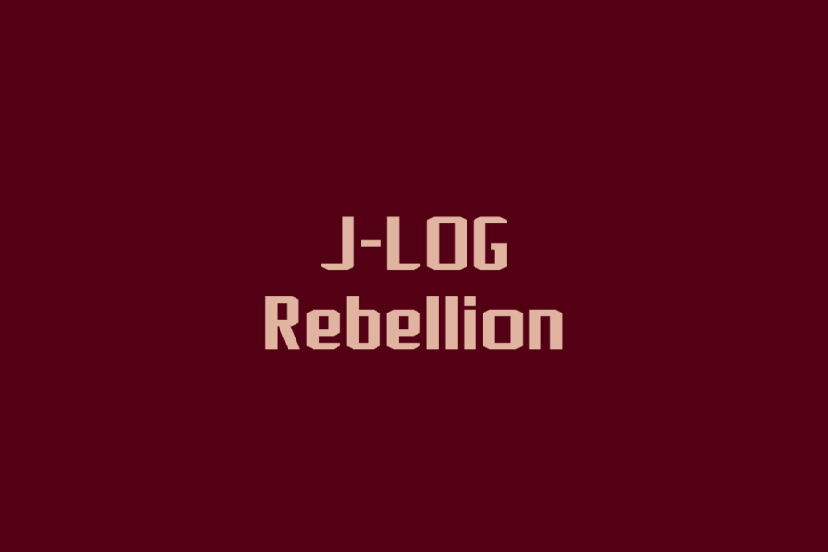J-LOG Rebellion Font - Featured Image