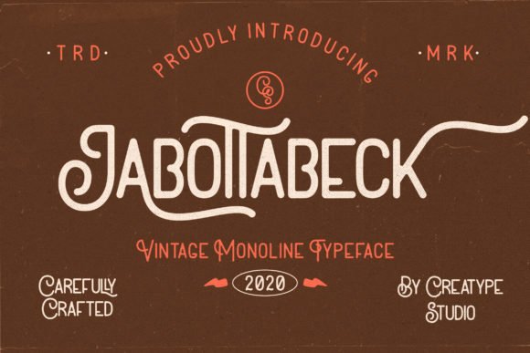 Jabottabeck Font - Featured Image