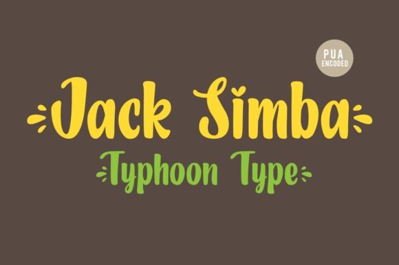 Jack Simba Font - Featured Image