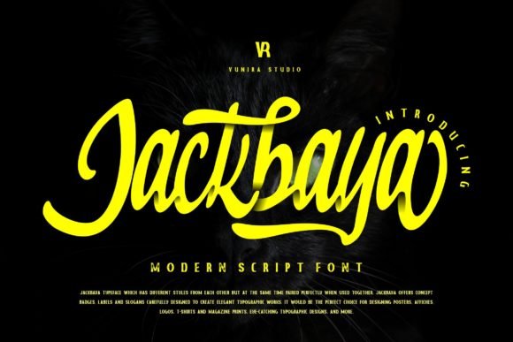 Jackbaya Font - Featured Image