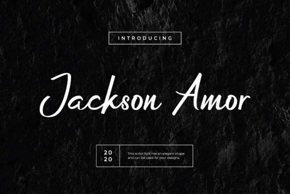 Jackson Amor Font - Featured Image