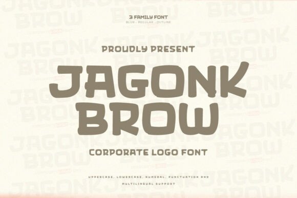 Jagonk Brow Font - Featured Image