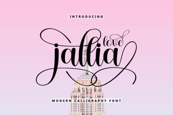 Jallia Love Font - Featured Image