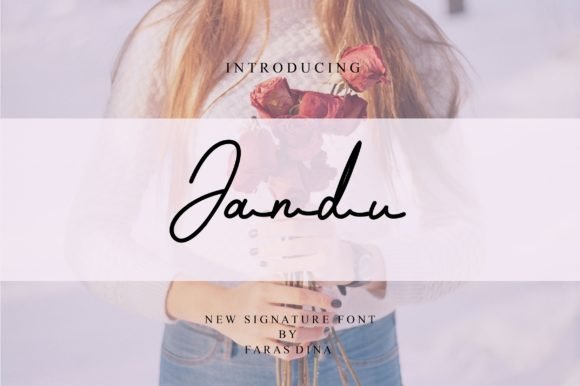 Jandu Signature Font - Featured Image