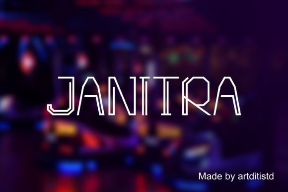 Janitra Font - Featured Image