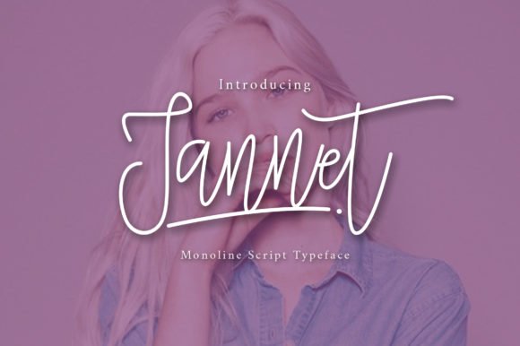 Jannet Script Font - Featured Image