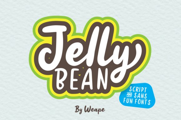 Jelly Bean Font - Featured Image