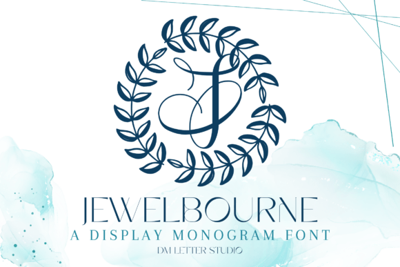 Jewelbourne Monogram Font - Featured Image