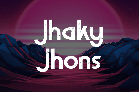 Jhakyjhons Font - Featured Image