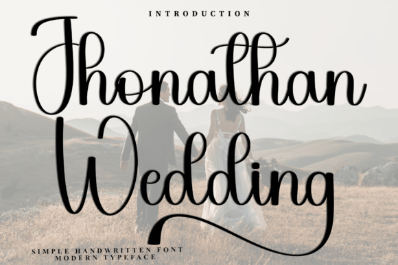 Jhonathan Wedding Font - Featured Image