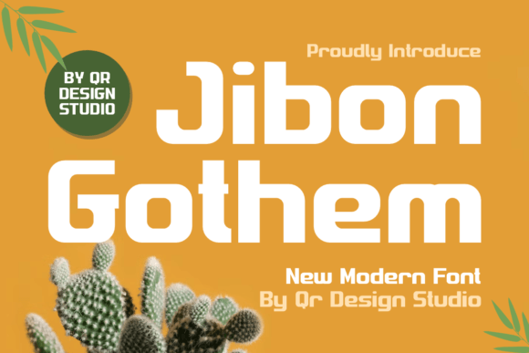 Jibon Gothem Font - Featured Image