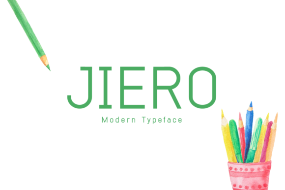 Jiero Font - Featured Image