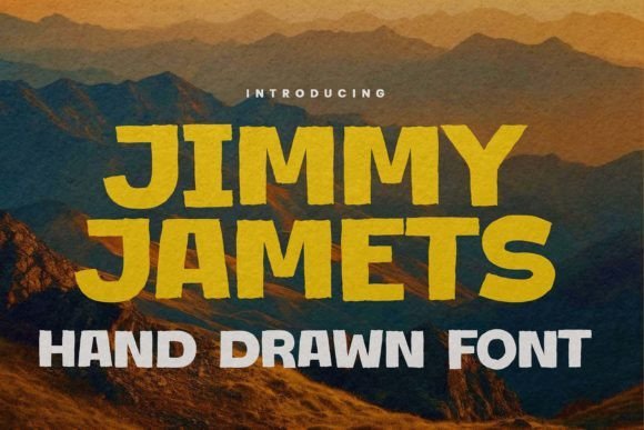 Jimmy Jamets Font - Featured Image