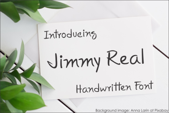 Jimmy Real Font - Featured Image