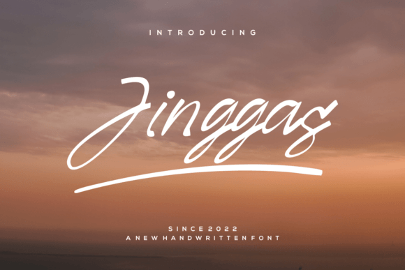 Jinggas Font - Featured Image