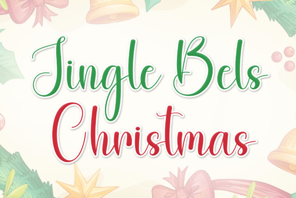 Jingle Bels Christmas Font - Featured Image