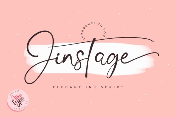 Jinstage Font - Featured Image