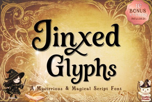 Jinxed Glyphs Font - Featured Image