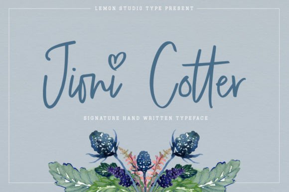 Jioni Cotter Font - Featured Image