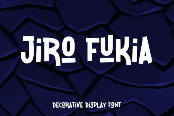 Jiro Fukia Font - Featured Image