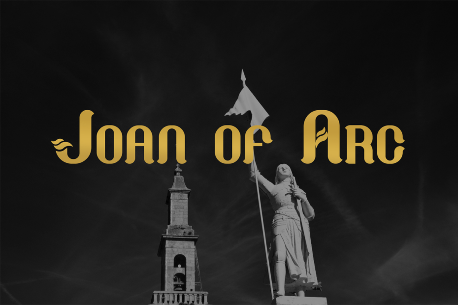 Joan of Arc Font - Featured Image
