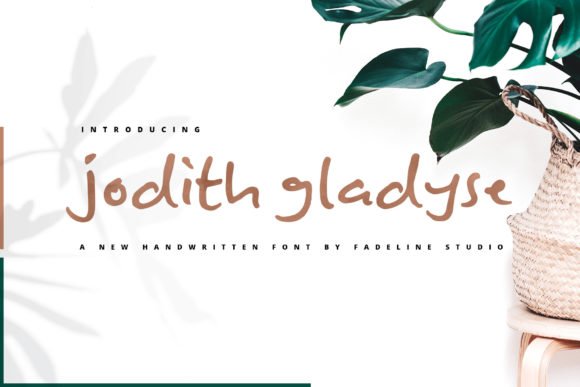 Jodith Gladyse Font - Featured Image