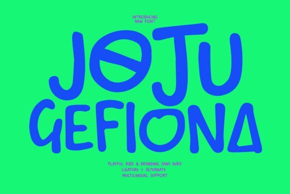 Joju Gefiona Font - Featured Image