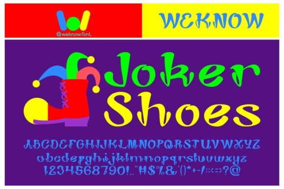 Joker Shoes Font - Featured Image