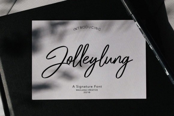 Jolleylung Font - Featured Image