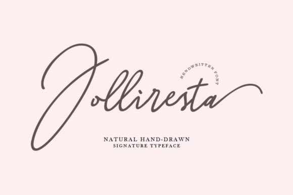 Jolliresta Font - Featured Image