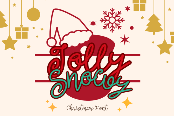 Jolly and Snowy Monogram Font - Featured Image