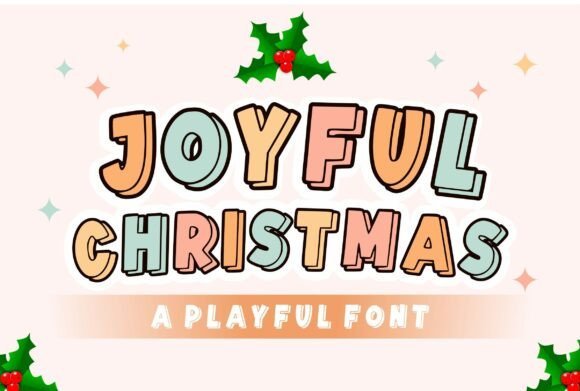 Joyful Christmas Font - Featured Image