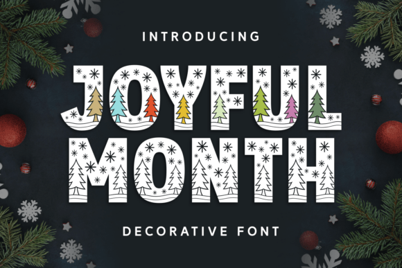 Joyful Month Font - Featured Image