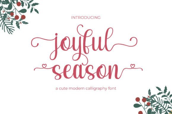 Joyful Season Font - Featured Image