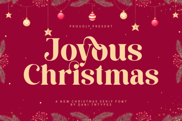 Joyous Christmas Font - Featured Image