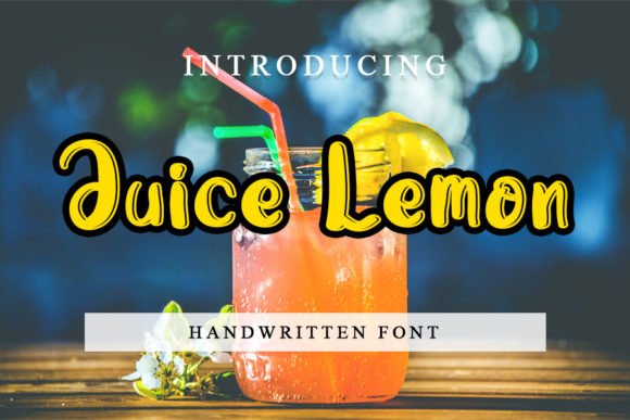 Juice Lemon Font - Featured Image