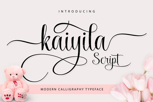 Kaiyila Script Font - Featured Image