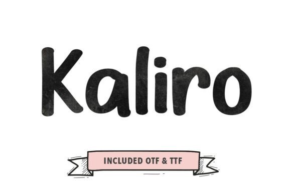 Kaliro Font - Featured Image