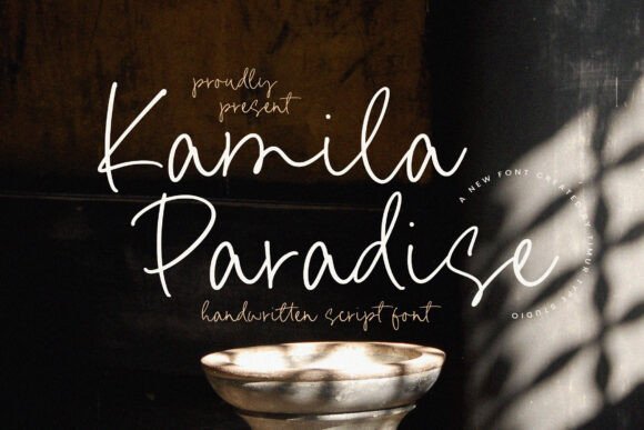Kamila Paradise Font - Featured Image