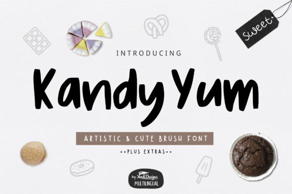 Kandy Yum Font - Featured Image